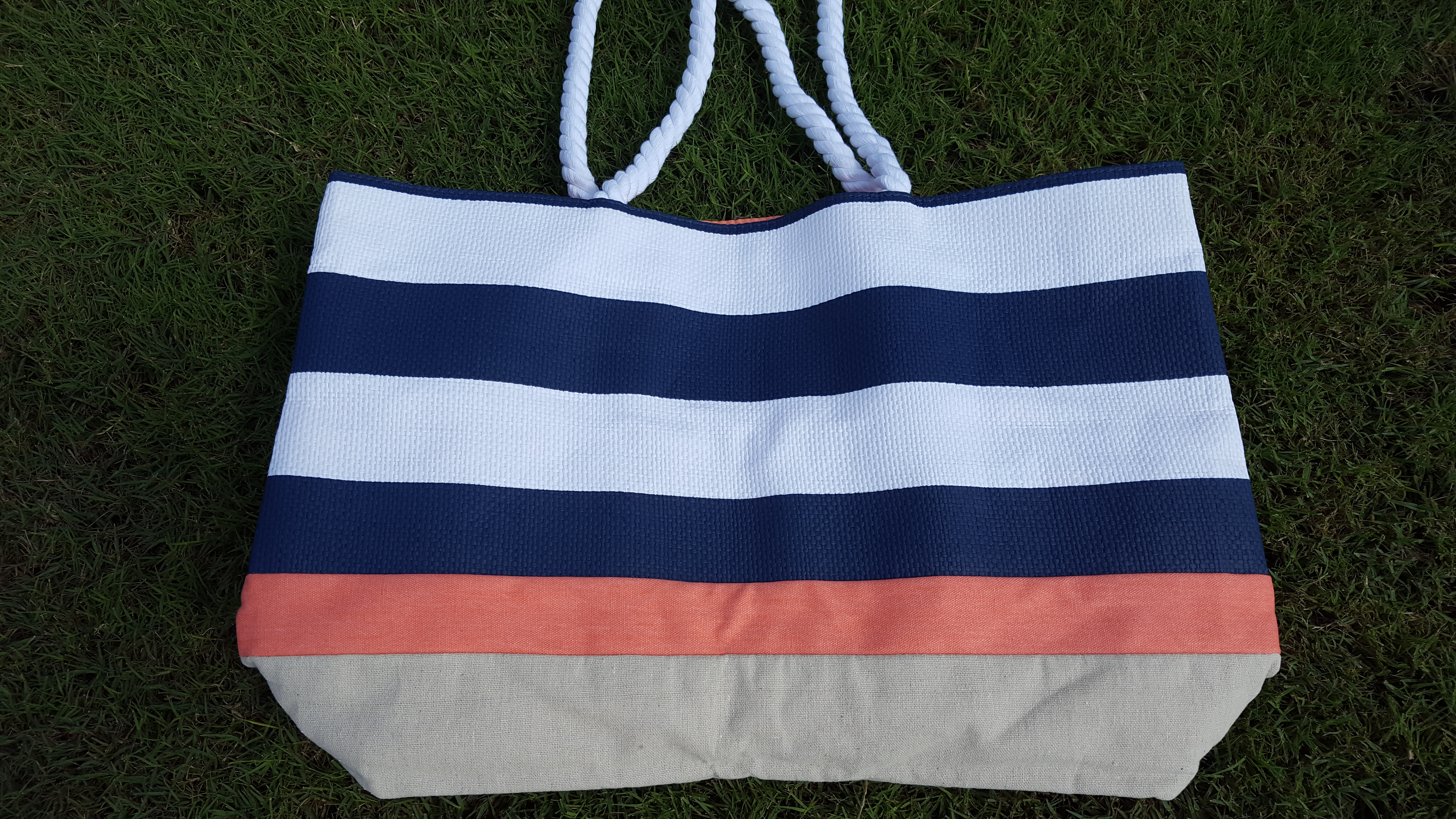 bahamian nautical tote